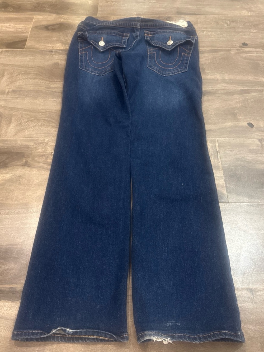 True Religion Men's Dark Blue Bootcut Jeans